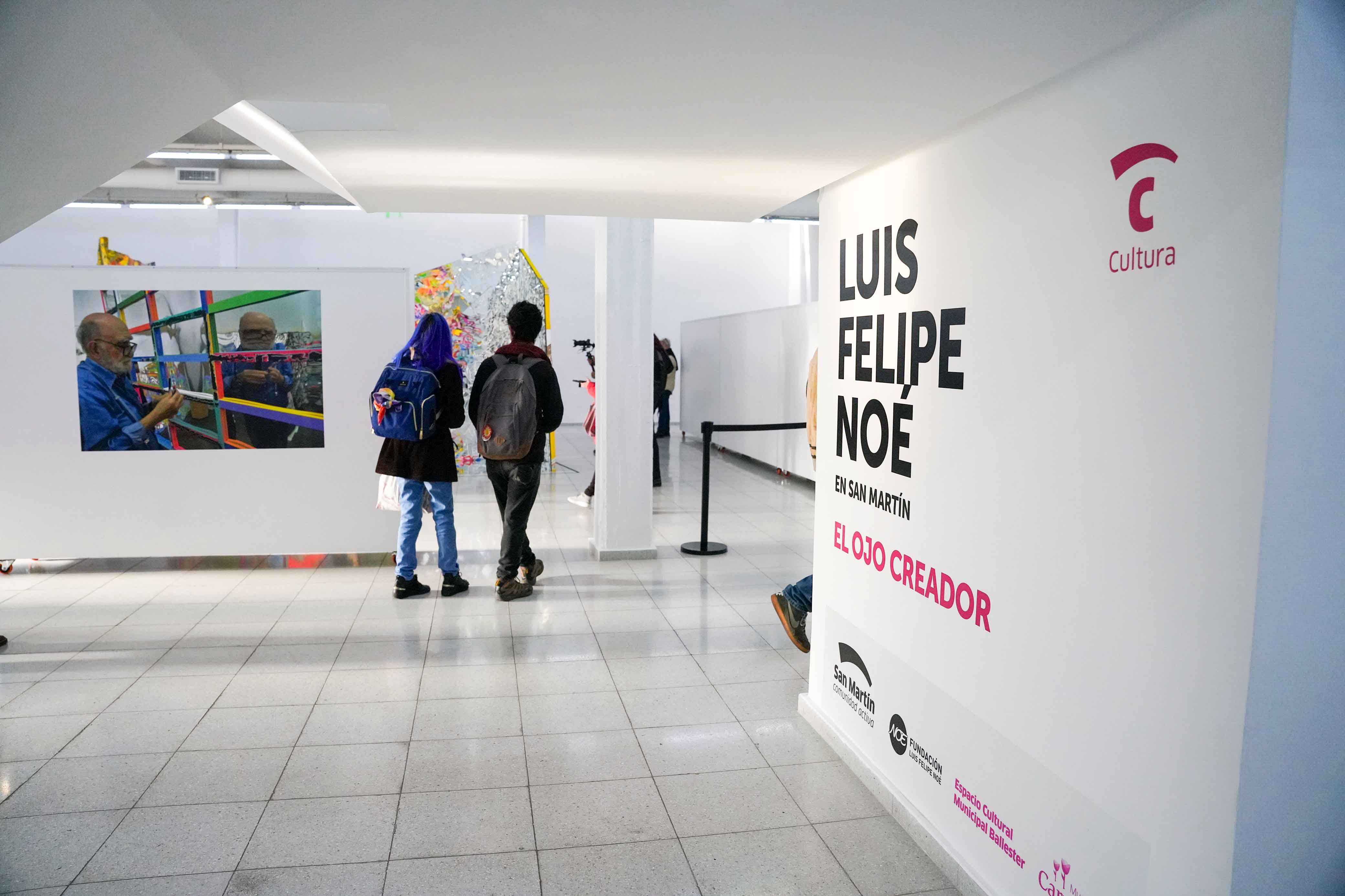 San Martín abre al público una muestra única de Luis Felipe Noé